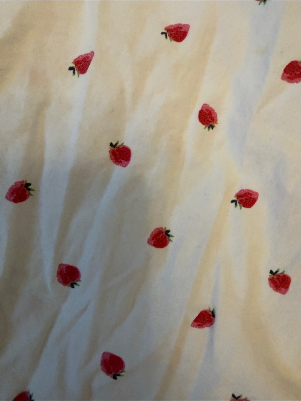 J.Crew White Pajama Set with Strawberry Print - Picture 7 of 10